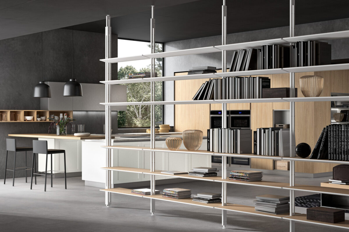 “JOIN” BOOKCASE- A VERSATILE SYSTEM FOR HOME - Mobilegno