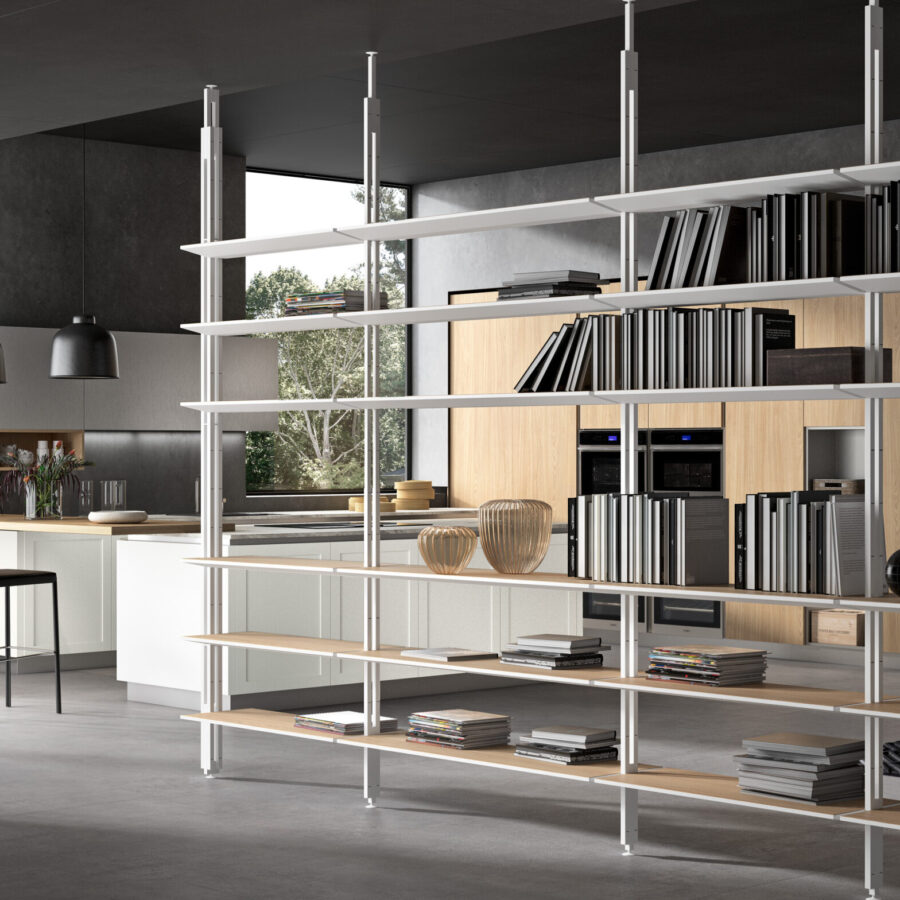 “JOIN” BOOKCASE- A VERSATILE SYSTEM FOR HOME - Mobilegno