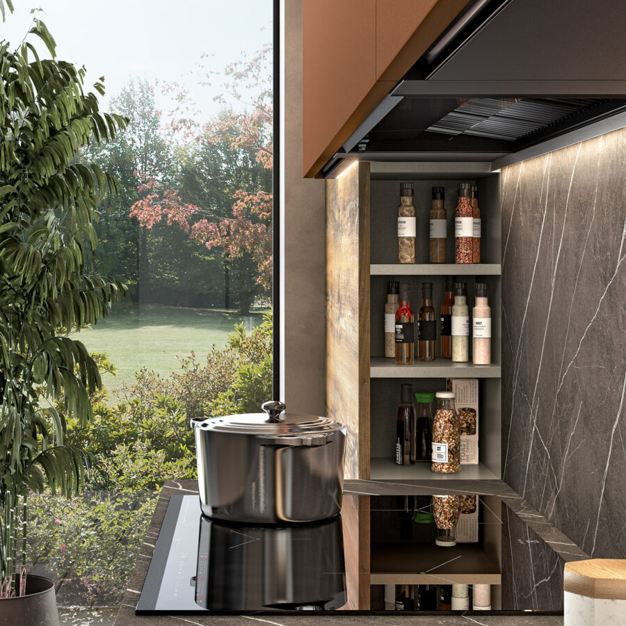 OPEN COMPARTMENT IN NICHE - Mobilegno